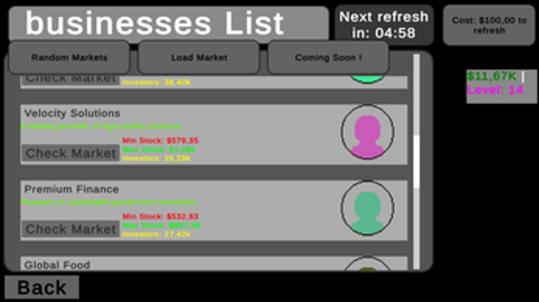 Voltan Tranding screenshot