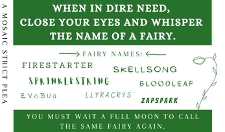 Whisper the name of a fairy Image