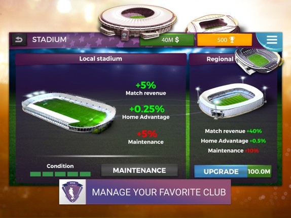 Women's Soccer Manager (WSM) screenshot