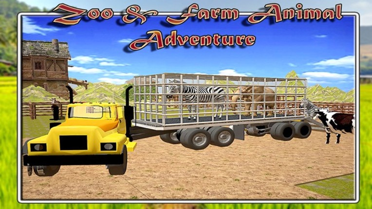 Zoo Transporter Fun 2016 – Jungle animals Vs Farm Animal Mayhem screenshot