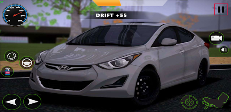 Elantra Car driving Simulator screenshot