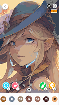 Oil Painting Color By Number screenshot