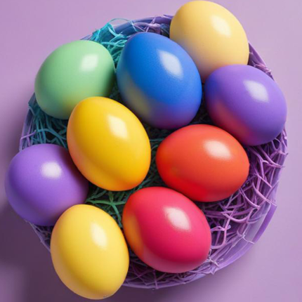 Eggs Matching Game Line Puzzle Image
