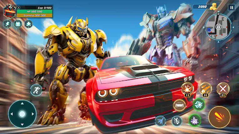 Robot City Car Battle Image