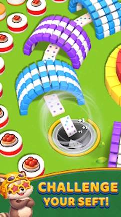 Domino Hole: Drop Puzzle 3D Image