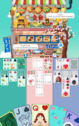 Solitaire Cooking Tower screenshot