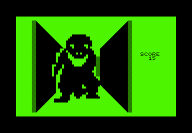 3D Monster Maze (Commodore PET) screenshot