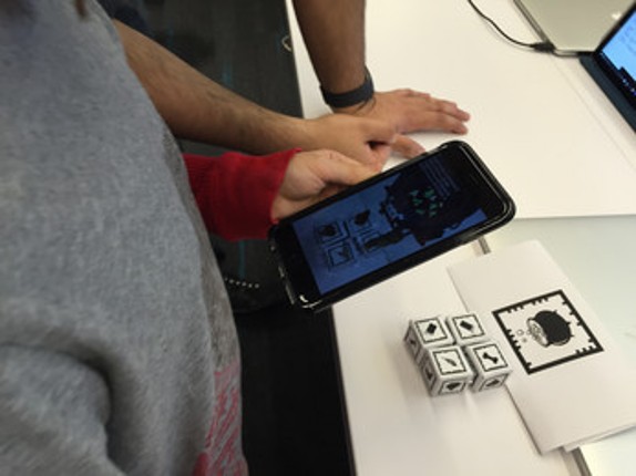 Potions 101, AR Dice Game (GGJ Prototype) screenshot