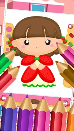 Little Princess Food Coloring World Drawing Story Kids Game screenshot