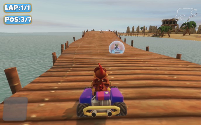 Moorhuhn Kart screenshot