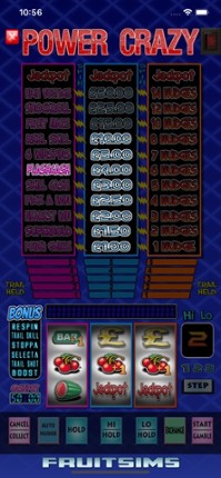 Power Crazy Fruit Machine Game screenshot