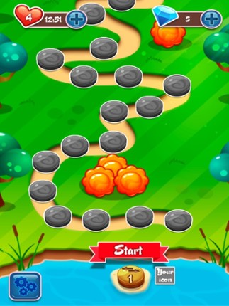 Sweet Fruit Jelly Garden Saga : Match 3 Free Game Image