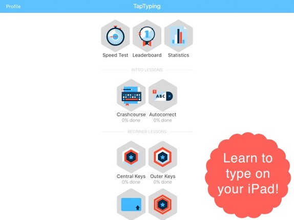 TapTyping - typing trainer suite Image