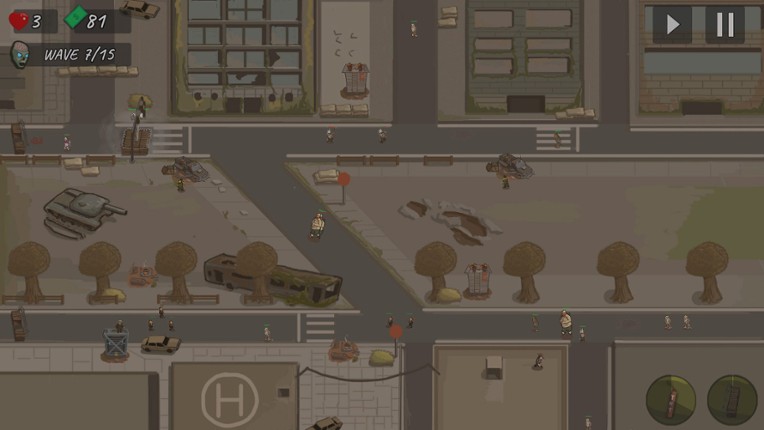 The Last Hope: Zombie Defense TD screenshot