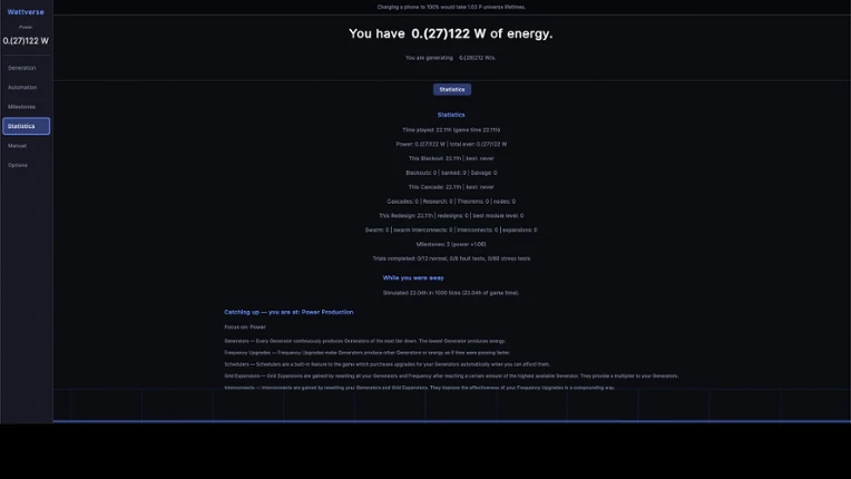 Wattverse screenshot