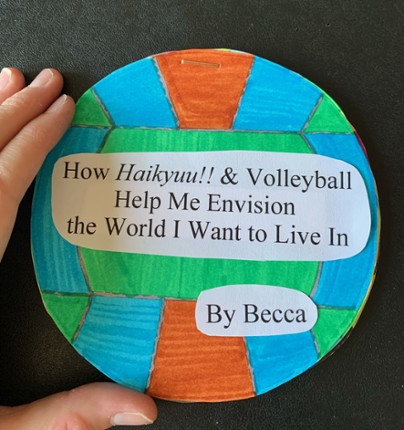 A Coloring Zine: How Haikyuu!! & Volleyball Help Me Envision the World I Want to Live In Image