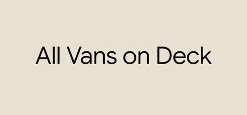 All Vans on Deck Image