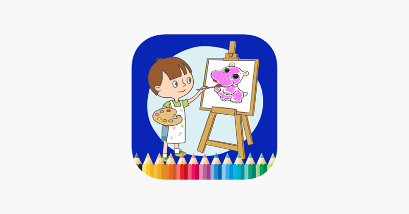 Baby Animal Cute Paint and Coloring Book - Free Games For Kids Image