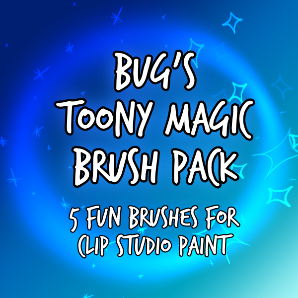 Games like Bug's Toony Magic Brush Pack | Clip Studio Paint (iPad/Android, Mac/Win)