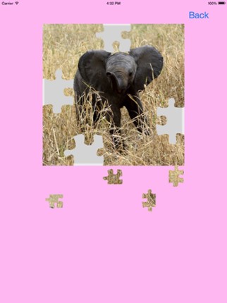 Elephants Jigsaw Puzzles with Photo Puzzle Maker screenshot