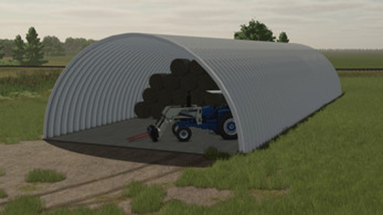 FS25 Open End Quonset Hut screenshot