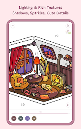 Happy Corners: Color by Number screenshot