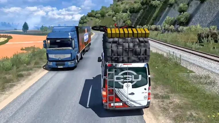Dubai Van Simulator Van Games screenshot