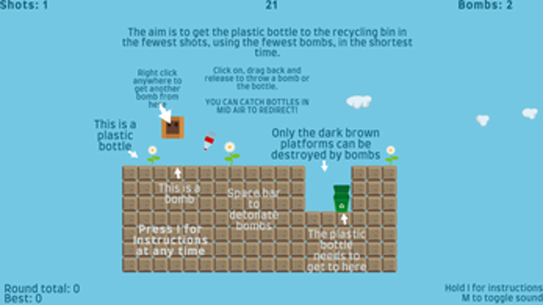 Eco-friendly Bomb Golf screenshot