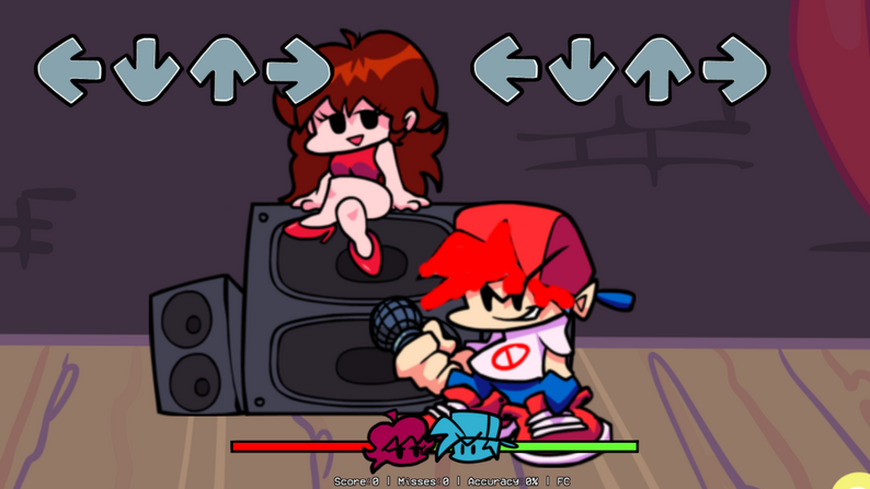 Games like Friday Night Funkin, but BF has red hair