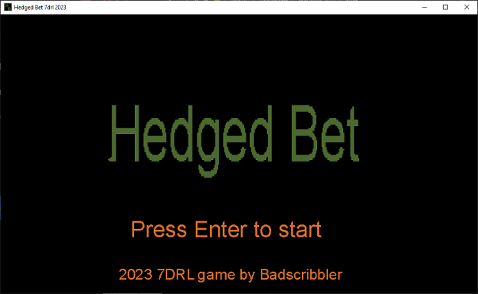 Hedged bet Image