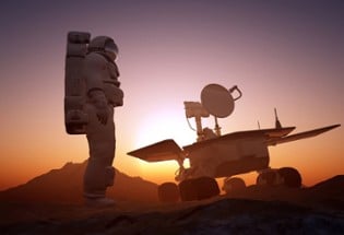 Visit Mars in 360º Panoramic VR Image