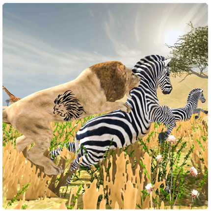 Wild Lion Safari Simulator 3D Game Cover