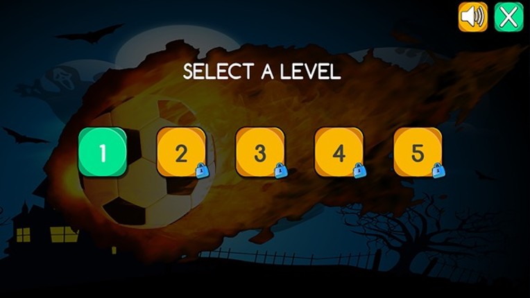Halloween table soccer screenshot