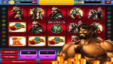 Hercules Casino Vegas Slot Machine Reward Games Image