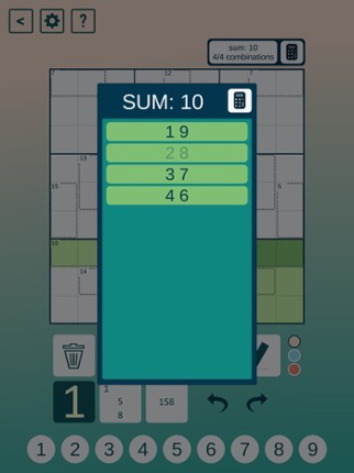 Killer Sudoku CTC screenshot