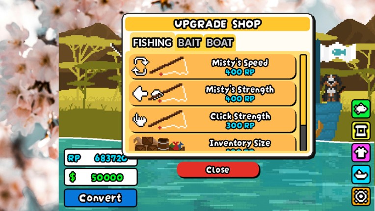 Misty's Idle Fishing screenshot