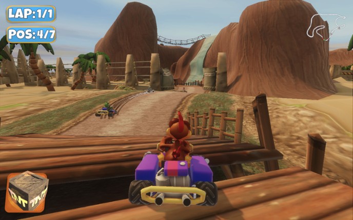 Moorhuhn Kart screenshot