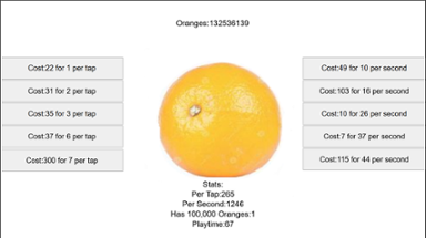 Orange Fruit Clicker Image