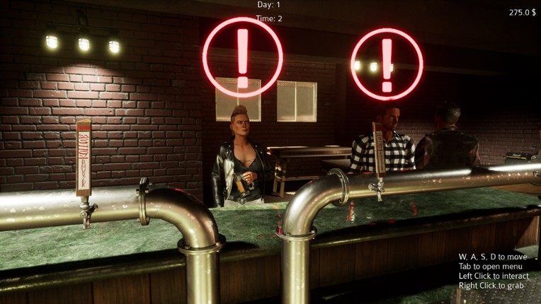 The PUB simulator screenshot