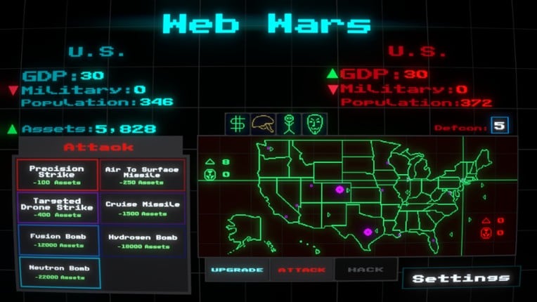 Web Wars screenshot