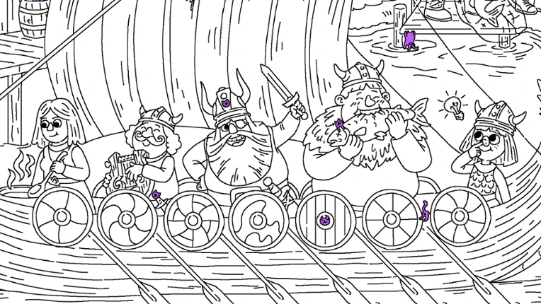 100 Cats Lost in Norway Find & Color Image