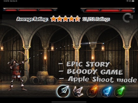 Bowmaster - archery battle screenshot