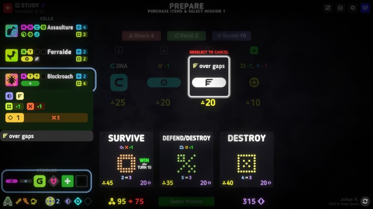 Cell Command screenshot