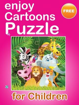 Cute Images Cartoon Jigsaw Puzzles for Children Image