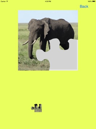 Elephants Jigsaw Puzzles with Photo Puzzle Maker screenshot