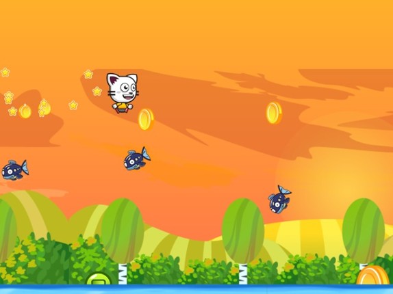 Funny Cat Runner - Happy Cute Kittens Running Meow screenshot