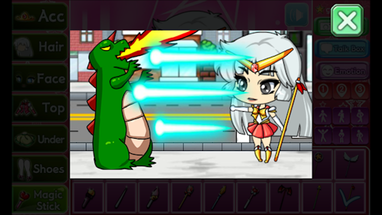 Magical Pretty Girl: dress up screenshot