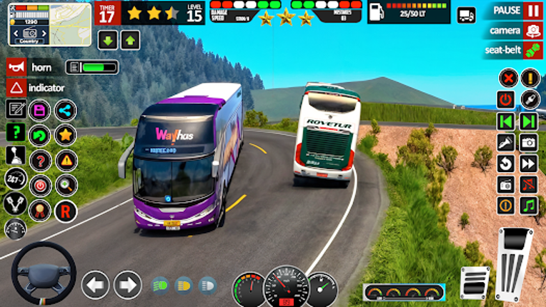 City Bus Games Coach Bus 3D Image