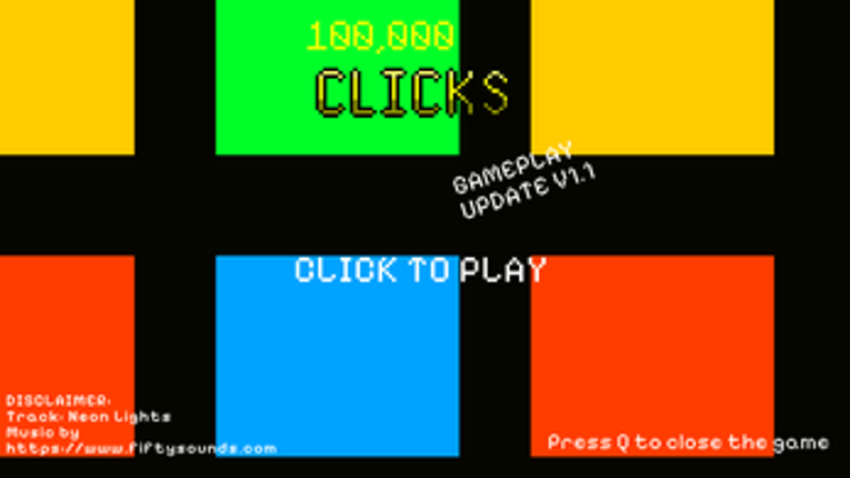 100000 Clicks screenshot