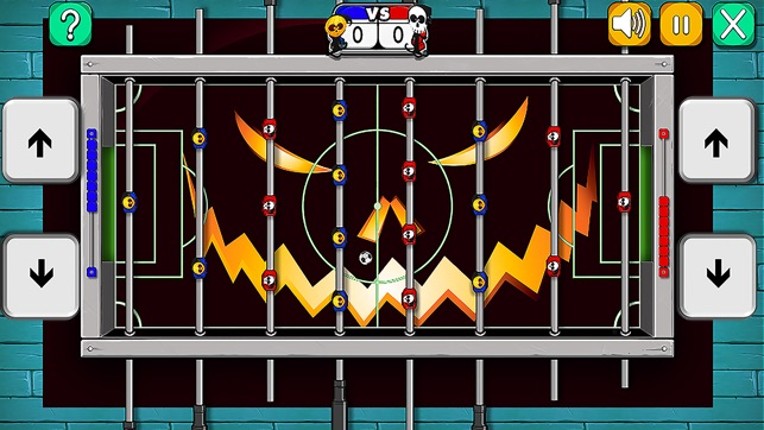 Halloween table soccer screenshot